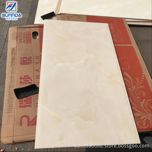 300x600mm China building materials bathroom high quality discontinued marble look ceramic wall decorative tiles